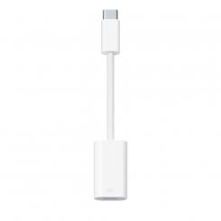 Apple MUQX3ZM/A cambiador de género para cable USB Type-C Lightning Blanco