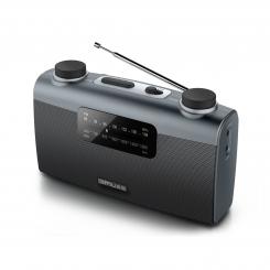 Muse M-058 R Portátil Analógica Negro, Gris