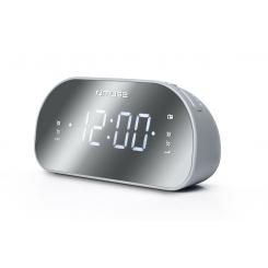 Muse M-170CMR radio Reloj Digital Espejo, Blanco