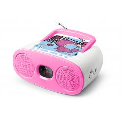 Muse M-20 KDG Analógica Rosa, Blanco