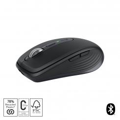 Logitech MX Anywhere 3S ratón mano derecha RF Wireless + Bluetooth Laser 8000 DPI