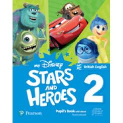 My Disney Stars and Heroes British Edition Level 2 Pupils Book with eBo LONGMAN