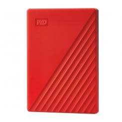 My Passport disco duro externo 2000 GB Rojo