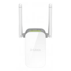 D-Link N300 Repetidor de red 10,100 Mbit/s Gris, Blanco