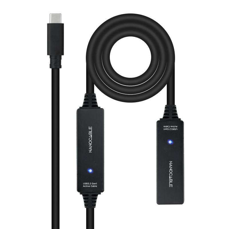 nanocable-10011312-cable-usb-usb-32-gen-1-31-gen-1-10-m-usb-c-negro