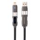 nanocable-10012501-cable-usb-1-m-usb-a-usb-c-usb-c-lightning-negro
