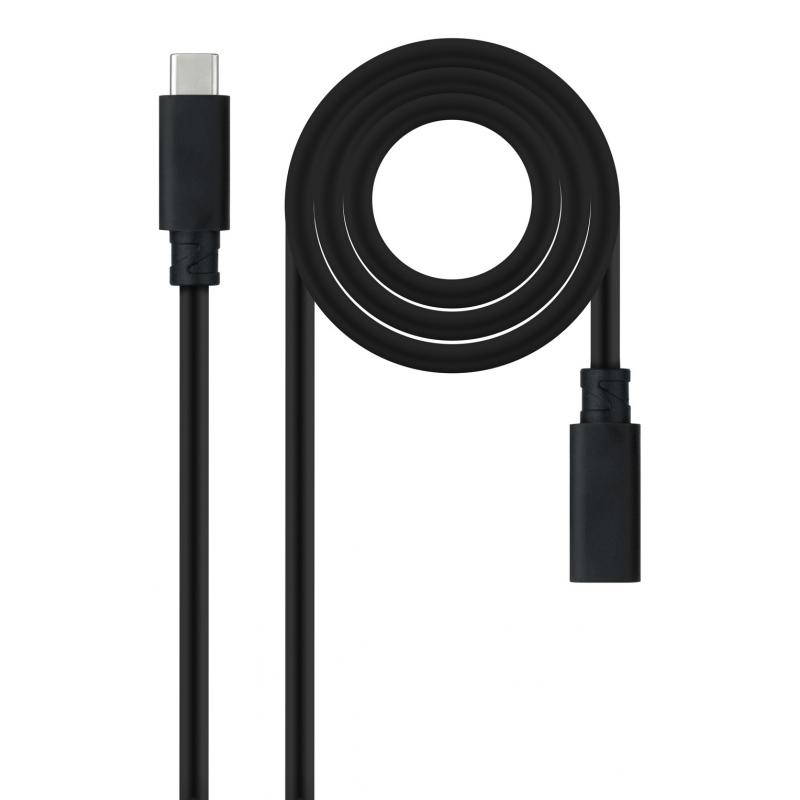 nanocable-10014500-cable-usb-usb-32-gen-2x2-05-m-usb-c-negro