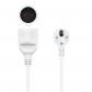 Nanocable Cable de Alimentación Alargador, Blanco, 3 m