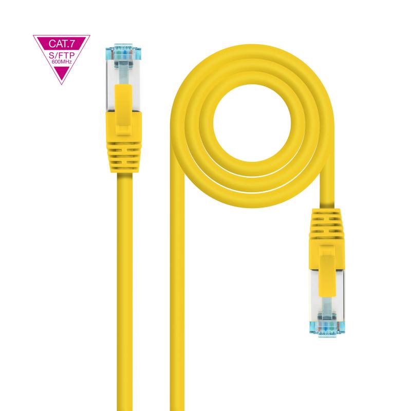 nanocable-cable-de-red-cat7-600mhz-lszh-sftp-pimf-awg26-amarillo-50-cm