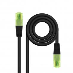 Nanocable Cable de Red Latiguillo RJ45 CAT.6 UTP AWG26 CCA, Negro, 1 m