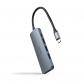 nanocable-hub-usb-c-5-en-1-conversor-usb-c-31-a-3xusb-a-30-usb-c-pd-hdmi-aluminio-gris-18-cm