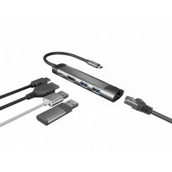 NATEC Fowler Go USB 3.2 Gen 1 (3.1 Gen 1) Type-C Acero inoxidable