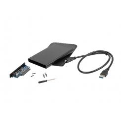 NATEC Rhino Caja de disco duro (HDD) Negro 2.5