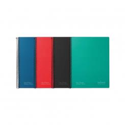 Navigator Libreta Cuaderno espiral Contracolado A4 80H 80G Cuadriculado 4mm Vivos
