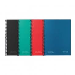 Navigator Libreta Cuaderno espiral Tapa Extradura A4+120H 80G Rayada Mic.5 Bandas Vivos