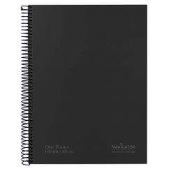 Navigator Libreta Cuaderno espiral Tapa Extradura A4+80H 80G Rayada Mic.1 Banda Negro