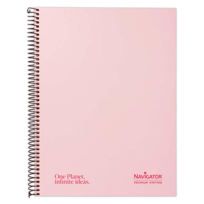 navigator-libreta-cuaderno-espiral-tapa-extradura-a480h-80g-rayada-mic1-banda-rosa