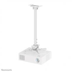 Neomounts CL25-550WH1 Soporte de techo para proyector - alt. 74,5-114,5 cm - fácil montaje - movimiento completo