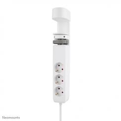 Neomounts DS22-840WH6 Regleta de sobremesa con abrazadera y puertos USB-C y USB-A - carga rápida