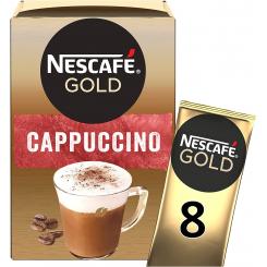 Nescafé Gold Cappuccino Instantáneo 8 bolsitas