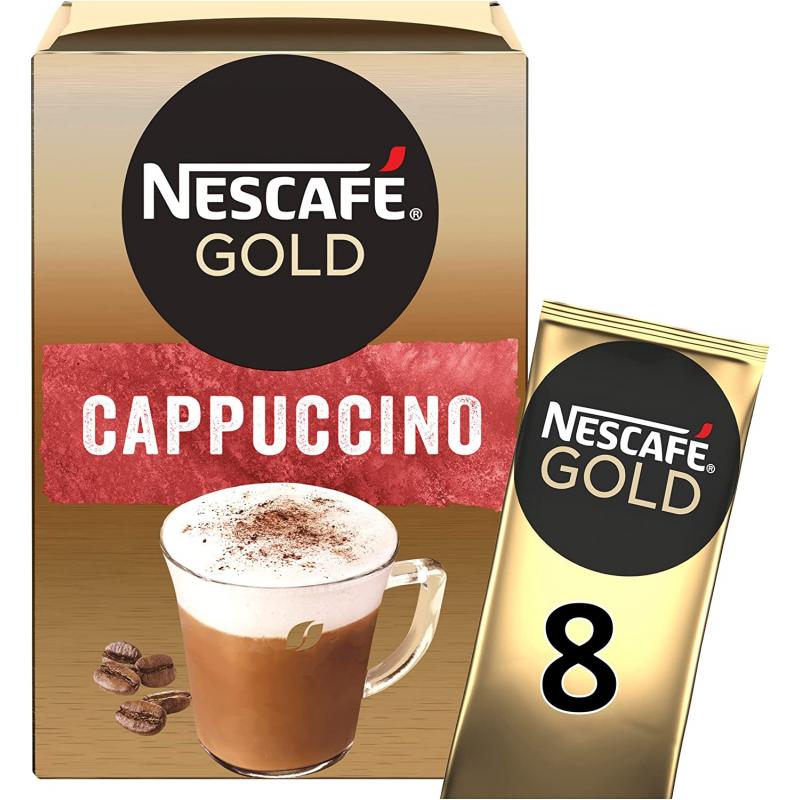 Nescafé Gold Cappuccino Instantáneo 8 bolsitas