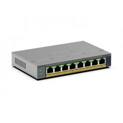 NETGEAR GS108EPP No administrado Gigabit Ethernet (10/100/1000) Energía sobre Ethernet (PoE) Montaje en pared/escritorio Gris