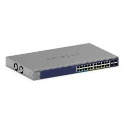 NETGEAR GS728TXUP Gestionado Gigabit Ethernet (10/100/1000) Energía sobre Ethernet (PoE) 1U Gris