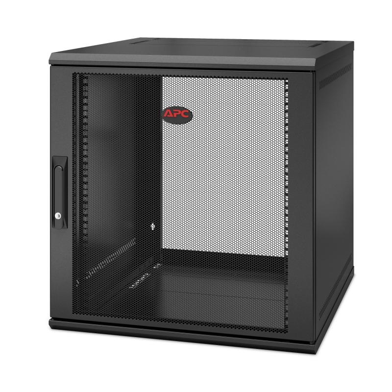 netshelter-wx-12u-single-hinged-wall-mount-enclosure-600mm-deep-bastidor-de-pared-negro