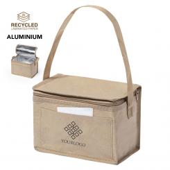 Nevera de línea nature con capacidad para 6 latas. Fabricada en papel laminado resistente a la humedad