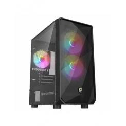 Nfortec NF-CS-DYS-B carcasa de ordenador Torre Negro