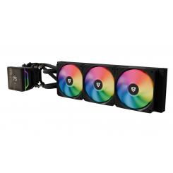 Nfortec NF-SFAN-SEDNA-360-BLACK sistema de refrigeración para ordenador Procesador Sistema de refrigeración líquida todo en uno 36 cm Negro