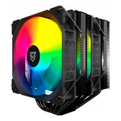 Nfortec Sculptor X2 Procesador Refrigerador de aire 12 cm Negro 1 pieza(s)