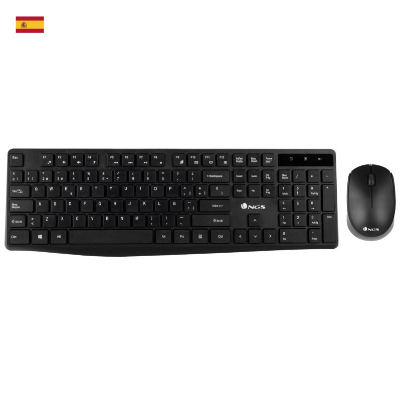 ngs-allurekit-teclado-raton-inalambrico-24ghz-1200dpi-optico-negro