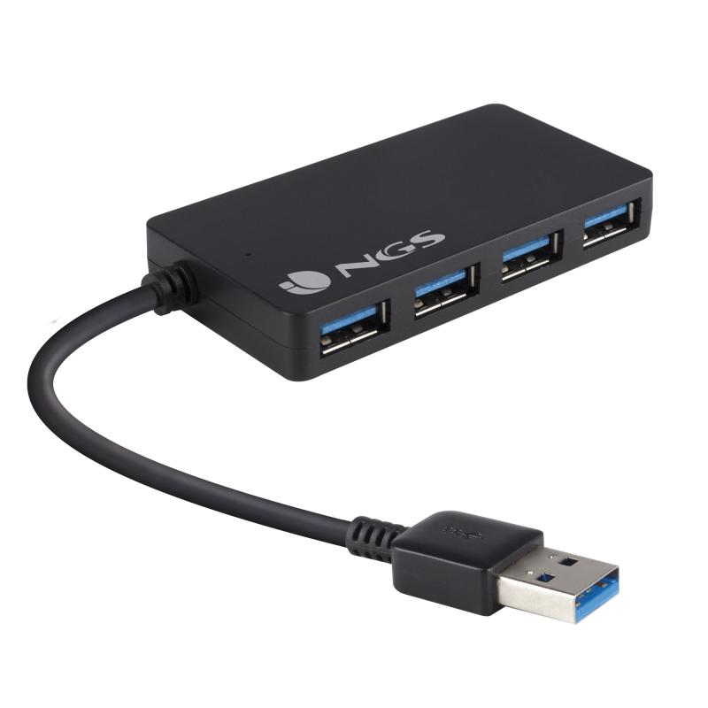 ngs-ihub-30-usb-32-gen-1-31-gen-1-type-a-5000-mbit-s-negro