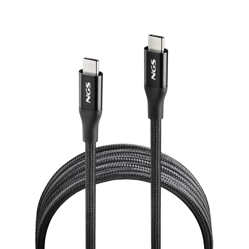 ngs-knot-240w-2-cable-usb-2-m-usb-c-negro