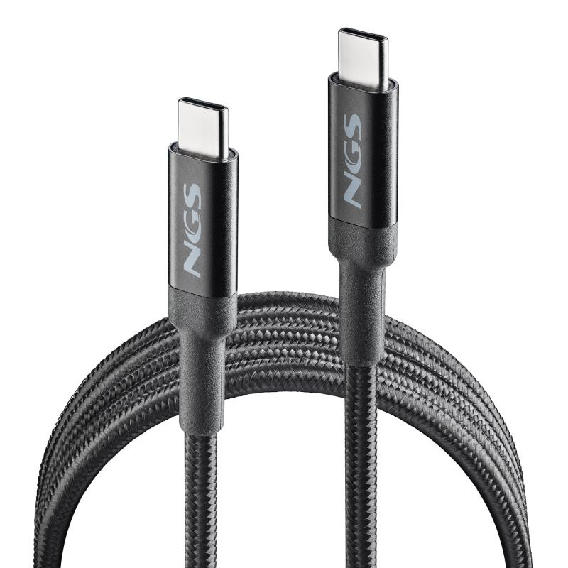 ngs-knot-65w-3-cable-usb-usb-20-3-m-usb-c-negro