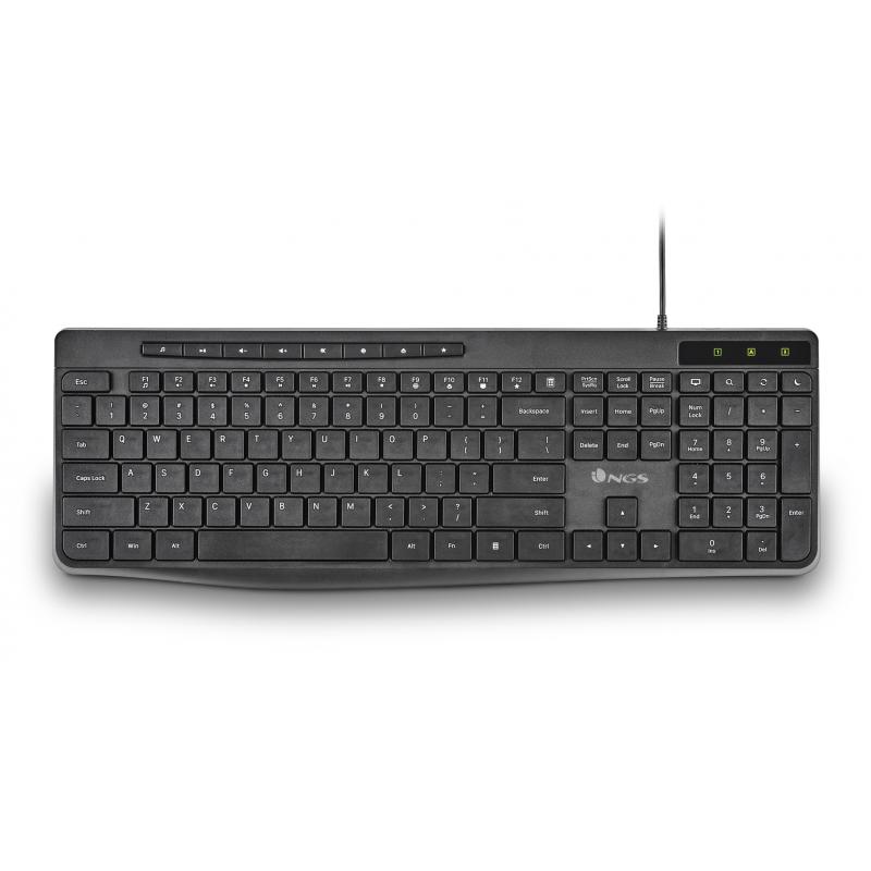ngs-spectra-querty-es-teclado-hogar-oficina-usb-qwerty-espanol-negro
