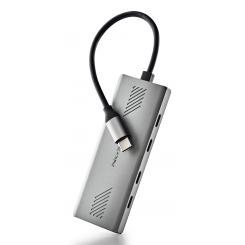 NGS WONDER4-C USB Tipo C 5000 Mbit/s Plata