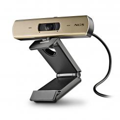 NGS XPRESSCAM 4000 cámara web 12 MP 3840 x 2160 Pixeles USB 2.0 Negro, Oro