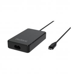 Nilox NXPDCGAN100W cargador de dispositivo móvil Portátil, Tableta, Smartphone Negro Corriente alterna Carga rápida Interior