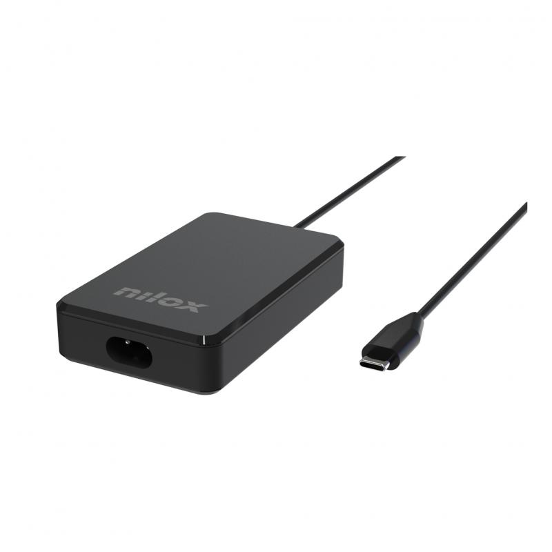 nilox-nxpdcgan100w-cargador-de-dispositivo-movil-portatil-tableta-smartphone-negro-corriente-alterna-carga-rapida-interior