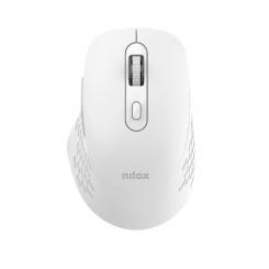 Nilox RATON DUAL WIRELESS 1600 DPI BLANCO ratón Oficina Bluetooth + USB Type-A Óptico