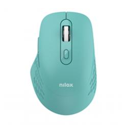 Nilox RATON DUAL WIRELESS 1600 DPI VERDE ratón Oficina Bluetooth + USB Type-A Óptico