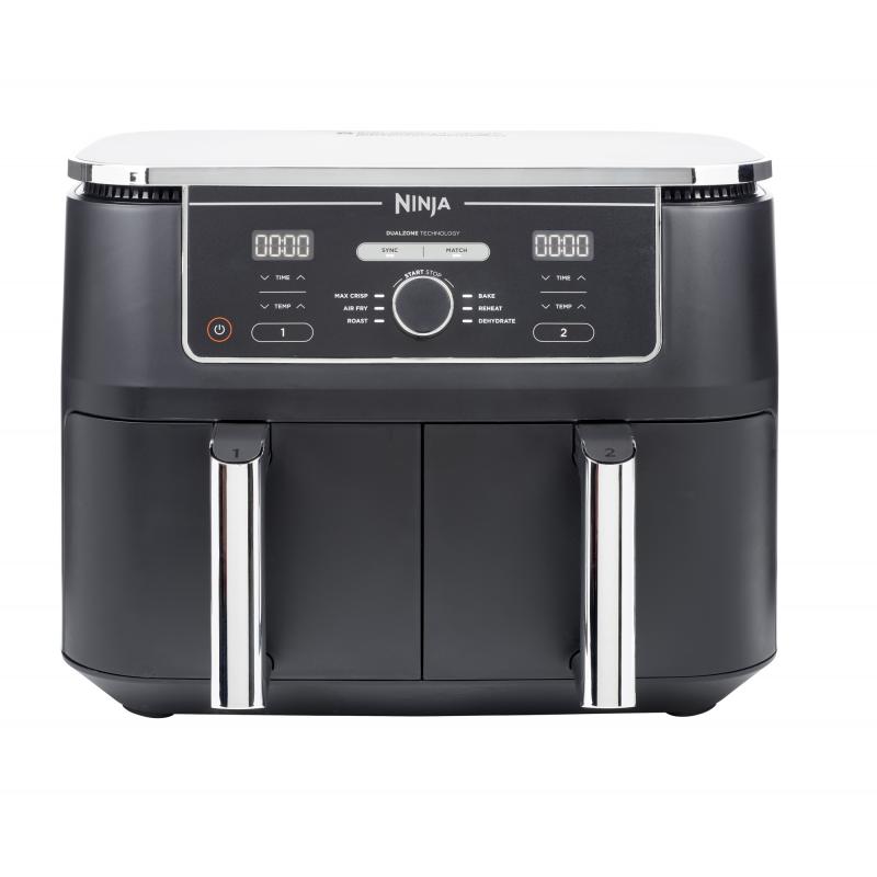 ninja-af400eu-freidora-doble-95-l-independiente-2470-w-freidora-de-aire-caliente-negro