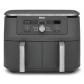 ninja-dz400eu-freidora-doble-95-l-independiente-2470-w-freidora-de-aire-caliente-gris