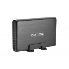 NATEC NKZ-0448 caja para disco duro externo Caja de disco duro (HDD) Negro 3.5