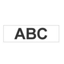 BROTHER Non-Laminated Labelling Tape - 9mm, Black/White cinta para impresora de etiquetas TZ