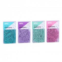APLI Nordik Clips Colores 28mm 140Pcs