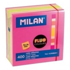 Notas Adhesivas Milan 400H 76X76 Colores Fluo
