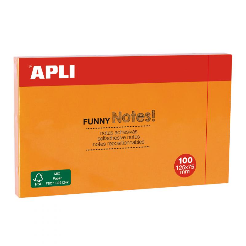 notes-apli-adhesivas-125x75-naranja-brillante